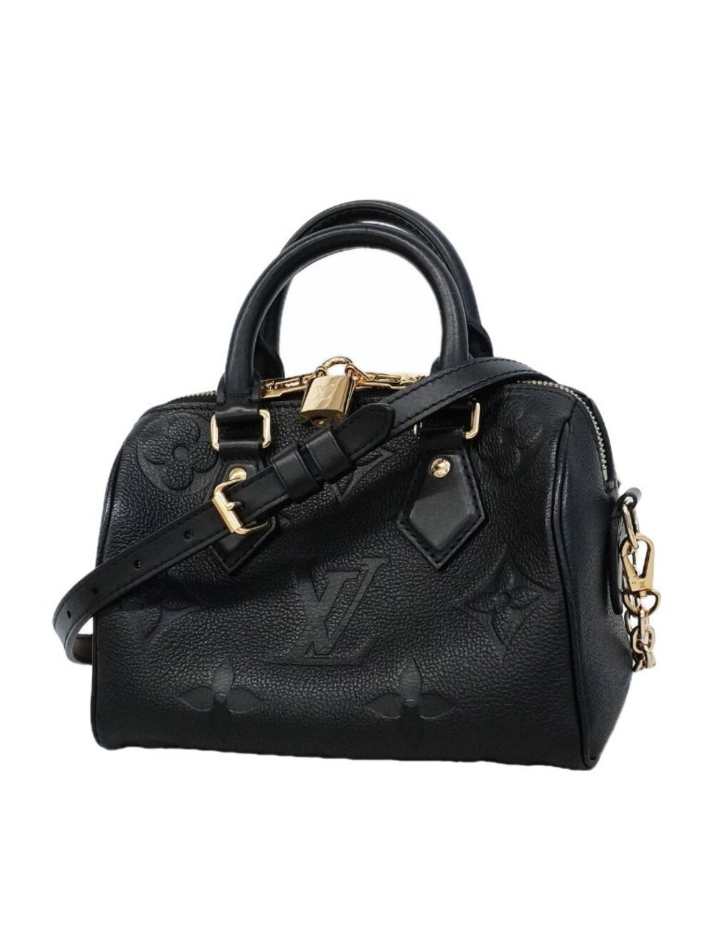 Louis Vuitton Handbag Monogram Empreinte Speedy Bandouliere 20 Noir 2-Way Bag